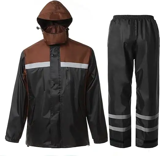 SaphiRose Men Rain Suit High Visibility Reflective - 61q8pq 2nl._ac_sx522_